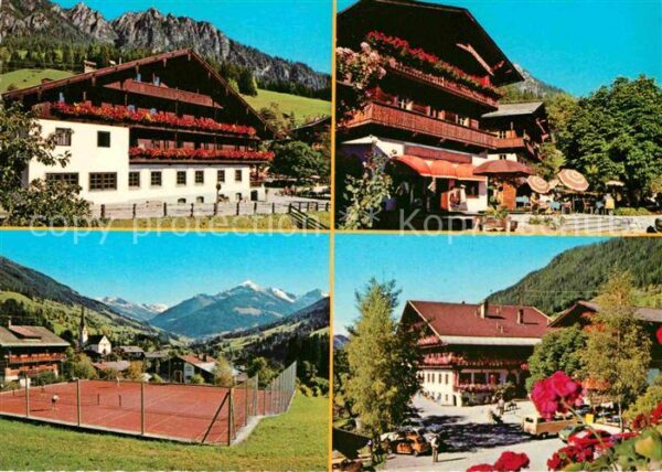 Alpbach Hotel Zur Post Tennisplätze Alpenblick