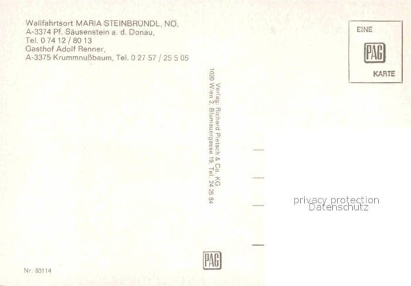 Krummnussbaum Wallfahrtsort Maria Steinbründl Kapelle – Bild 2