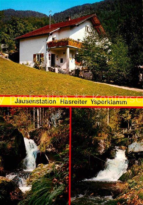 Ysper Jausenstation Hasreiter Ysperklamm Wass
