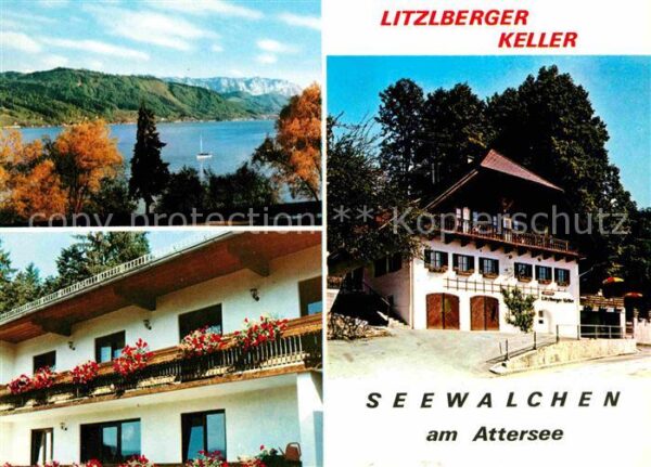Seewalchen Attersee Litzlberger Keller Herbststimmung Alpen