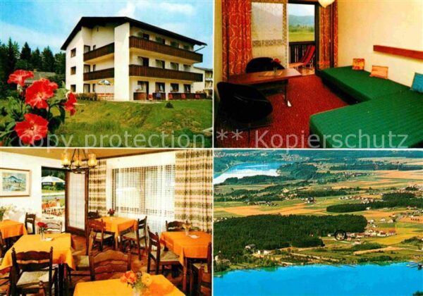 Unterburg Klopeinersee Gästehaus Lutz Fliegeraufnahme