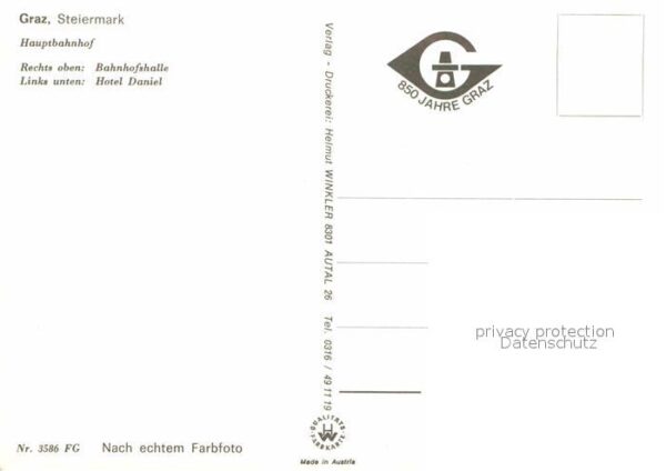 Graz Steiermark Hauptbahnhof – Bild 2