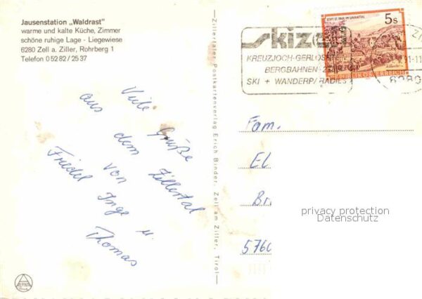 Zell Ziller Tirol Jausenstation Waldrast – Bild 2