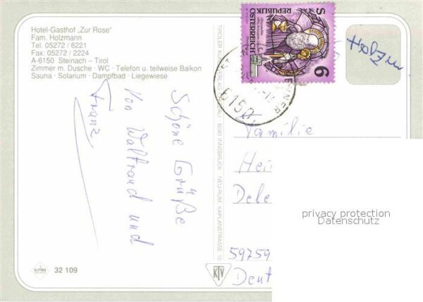 Steinach Brenner Tirol Gasthof Zur Rose Hotel Restaurant – Bild 2