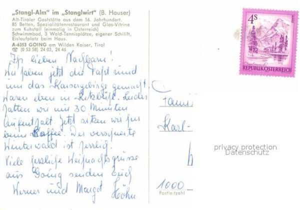 Going Wilden Kaiser Tirol Stanglwirt Stangl Alm Alttiroler Gastst – Bild 2
