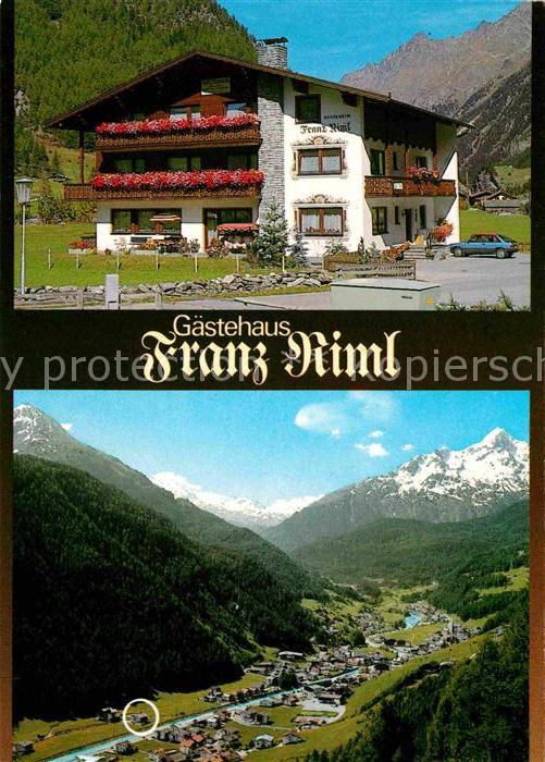 Soelden Oetztal Gästehaus Franz Riml Alpenpanorama