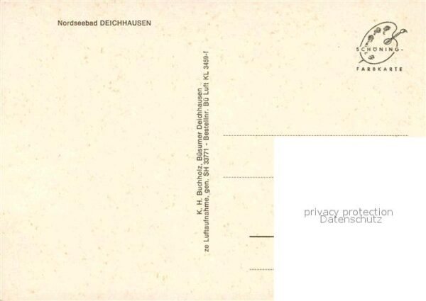 Deichhausen Buesum Nordseebad Fliegeraufnahme – Bild 2