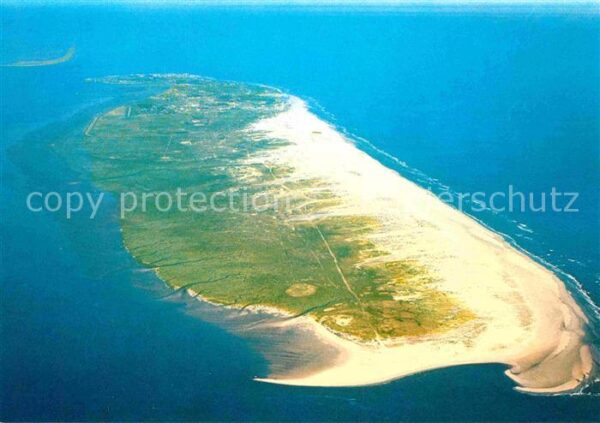 Norderney Nordseebad Nordseeinsel Luftaufnahme aus ca. 2000