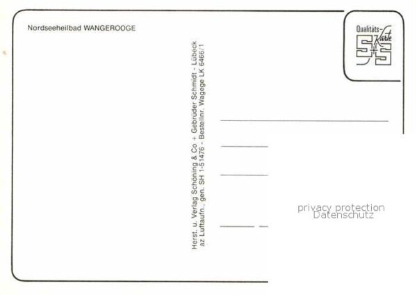 Wangerooge Nordseebad Nordseeinsel Fliegeraufnahme – Bild 2