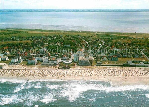 Wangerooge Nordseebad Strand und Ort Festland Nordseeinsel Fl