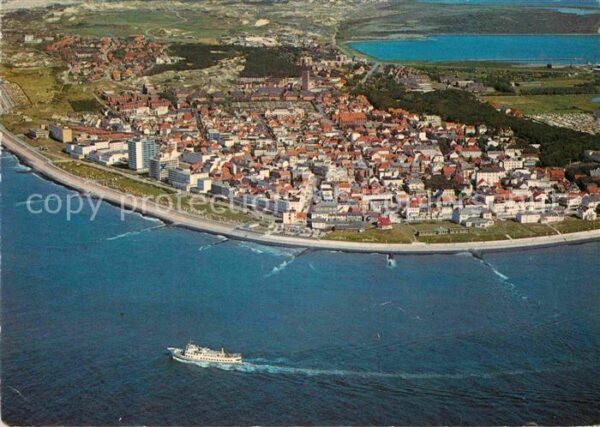 Norderney Nordseebad Panorama Fliegeraufnahme