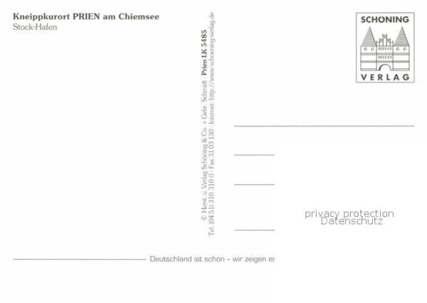 Prien Chiemsee Fliegeraufnahme Stock-Hafen – Bild 2