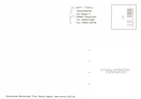 Westerland Sylt Kurzentrum Fliegeraufnahme – Bild 2