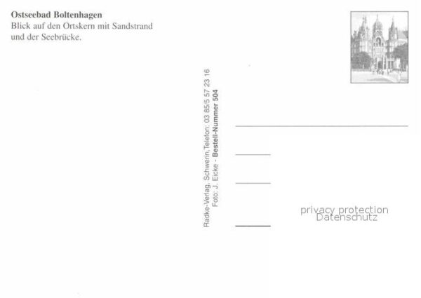 Boltenhagen Ostseebad Fliegeraufnahme Seebrücke – Bild 2