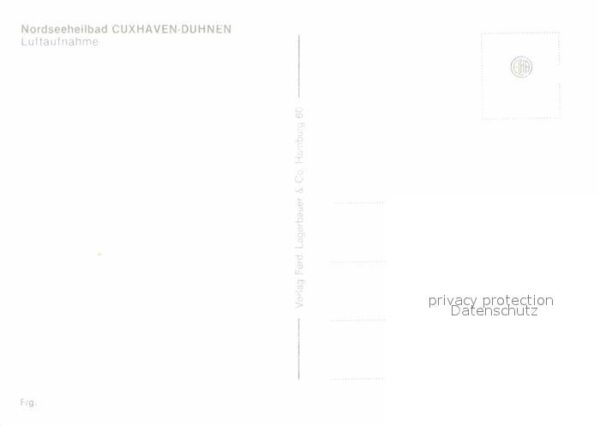 Cuxhaven Duhnen Nordseebad Fliegeraufnahme – Bild 2