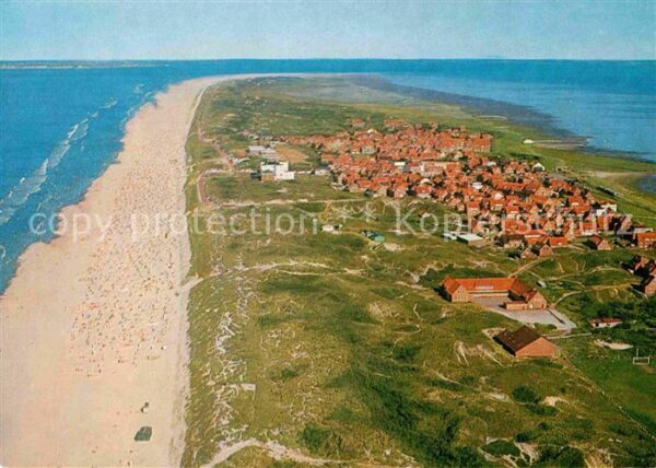 Juist Nordseebad Fliegeraufnahme