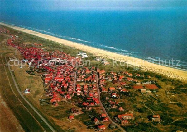 Juist Nordseebad Fliegeraufnahme