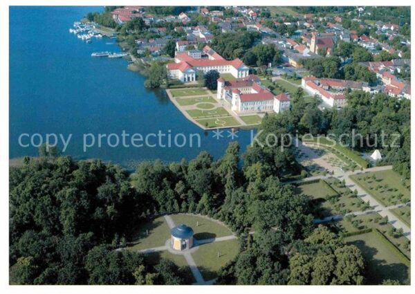 Rheinsberg Schlossensemble Park Fliegeraufnahme