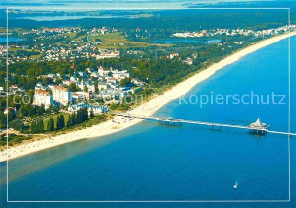Heringsdorf Ostseebad Usedom Fliegeraufnahme Seebrücke
