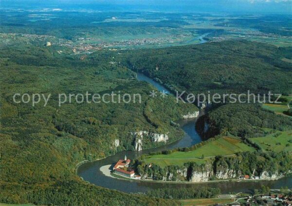 Weltenburg Kelheim Fliegeraufnahme Kloster