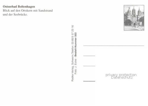 Boltenhagen Ostseebad Fliegeraufnahme – Bild 2
