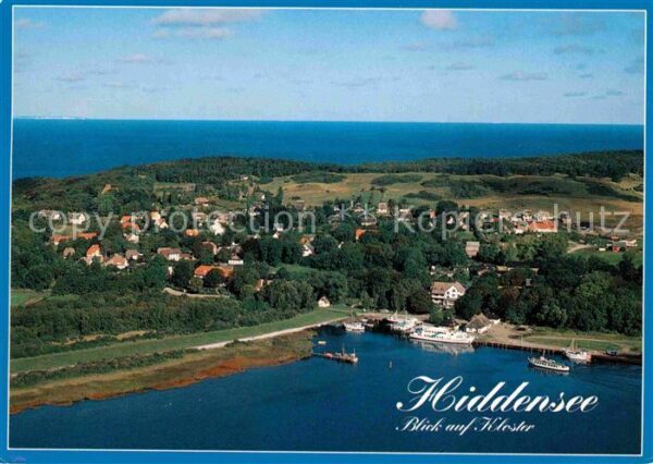 Insel Hiddensee Blick zum Kloster