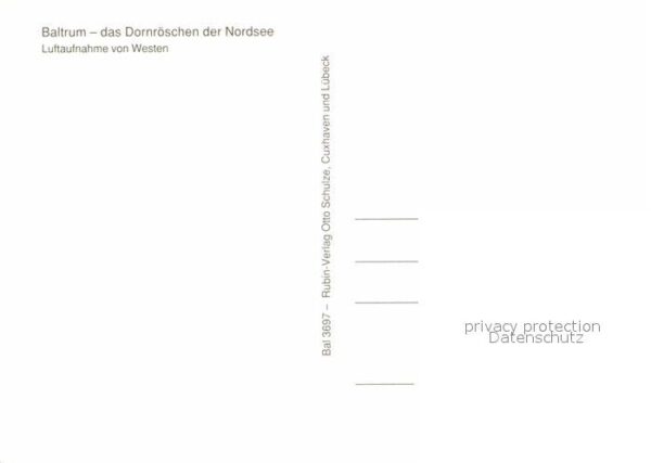 Baltrum Nordseebad Fliegeraufnahme – Bild 2