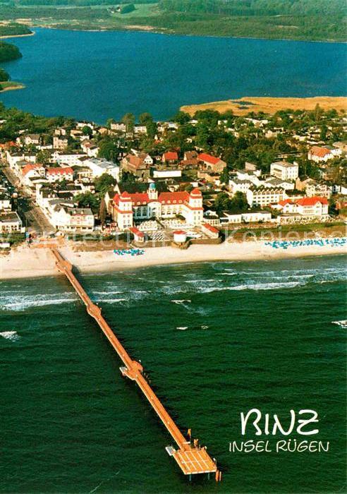 Binz Ruegen Fliegeraufnahme Seebrücke
