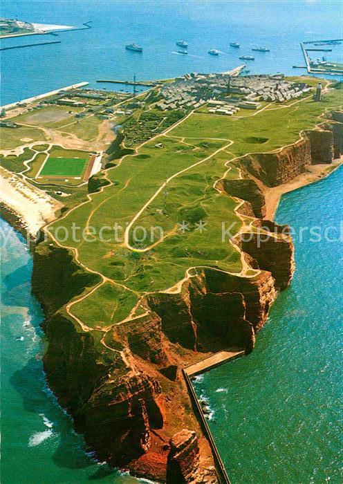Helgoland Fliegeraufnahme Lange Anna
