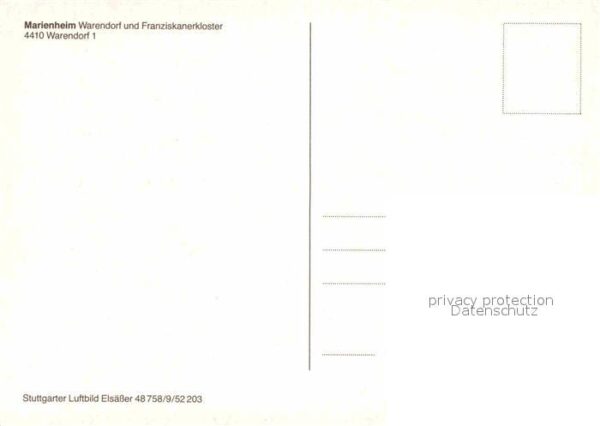 Warendorf Fliegeraufnahme Franziskanerkloster – Bild 2