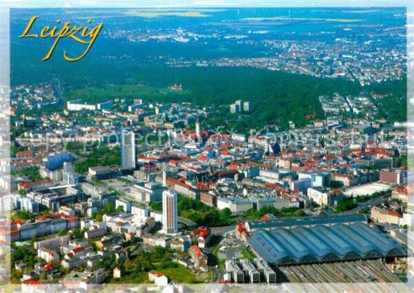 Leipzig Fliegeraufnahme