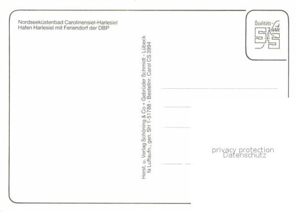 Carolinensiel-Harlesiel Ostfriesland Fliegeraufnahme – Bild 2