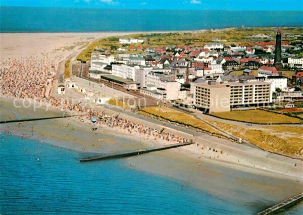 Borkum Fliegeraufnahme Leuchtturm