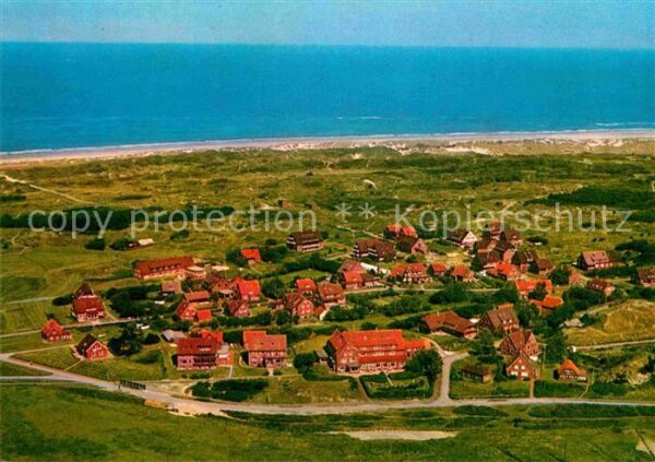 Baltrum Nordseebad Fliegeraufnahme