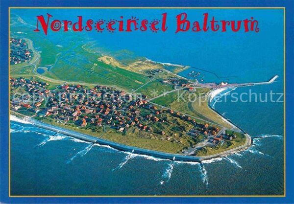 Baltrum Nordseebad Fliegeraufnahme