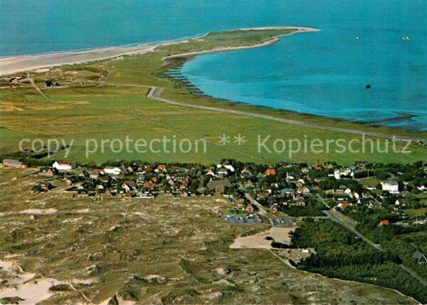 Norddorf Amrum Fliegeraufnahme