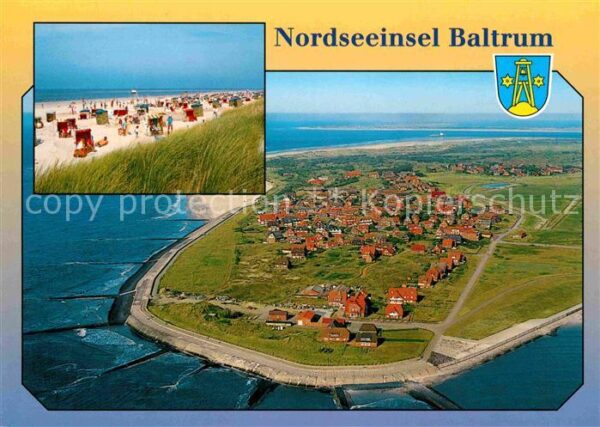 Baltrum Nordseebad Fliegeraufnahme