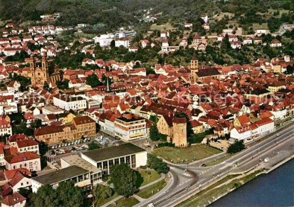 Eberbach Neckar Fliegeraufnahme