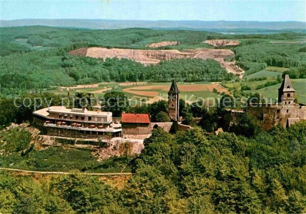 Pfronten Fliegeraufnahme Burgruine Frankenstein
