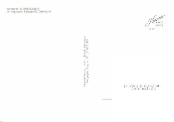 Pfronten Fliegeraufnahme Burgruine Frankenstein – Bild 2