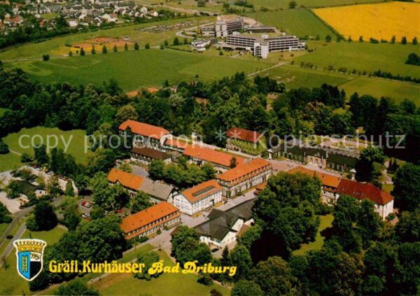 Bad Driburg Fliegeraufnahme Gräfliche Kurhäuser