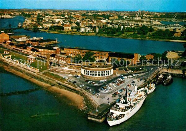 Wilhelmshaven Fliegeraufnahme Südstrand Motorschiff W