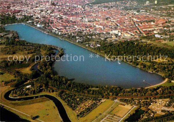 Hannover Fliegeraufnahme Maschsee