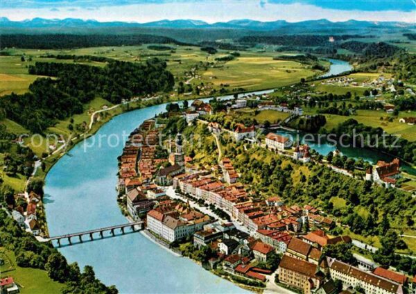 Burghausen Salzach Fliegeraufnahme