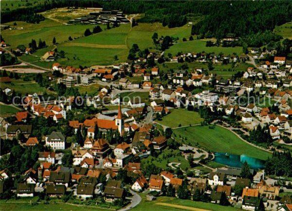 Schonach Schwarzwald Fliegeraufnahme