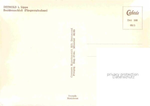 Detmold Fliegeraufnahme Residenzschloss – Bild 2