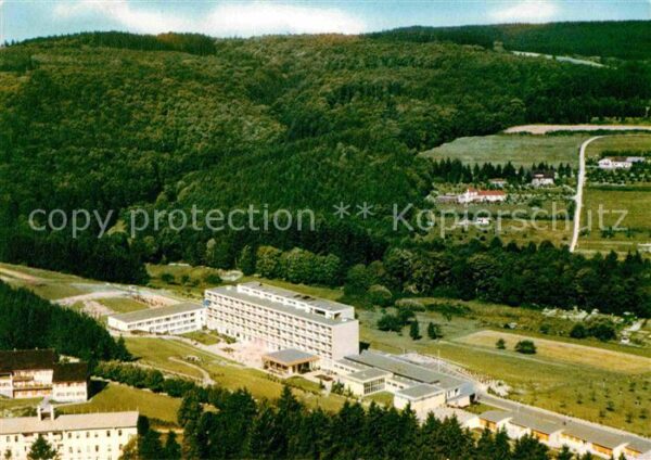 Bad Schwalbach Fliegeraufnahme Kur Klinik