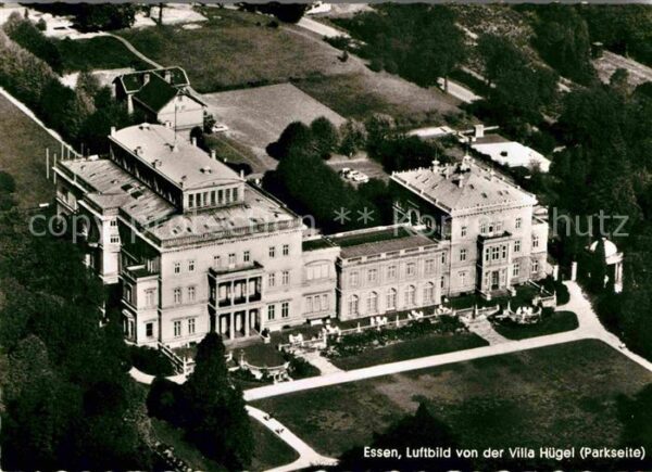 Essen Ruhr Fliegeraufnahme Villa Hügel