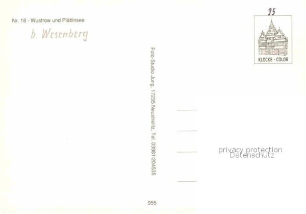 Wustrow Wesenberg Fliegeraufnahme Plätlinsee – Bild 2