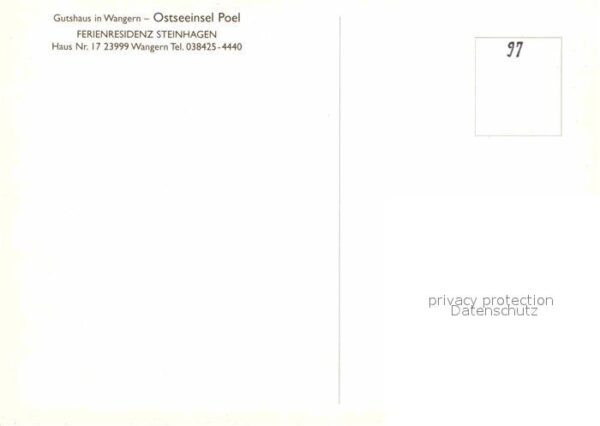 Poel Insel Fliegeraufnahme Gutshaus Wangern – Bild 2